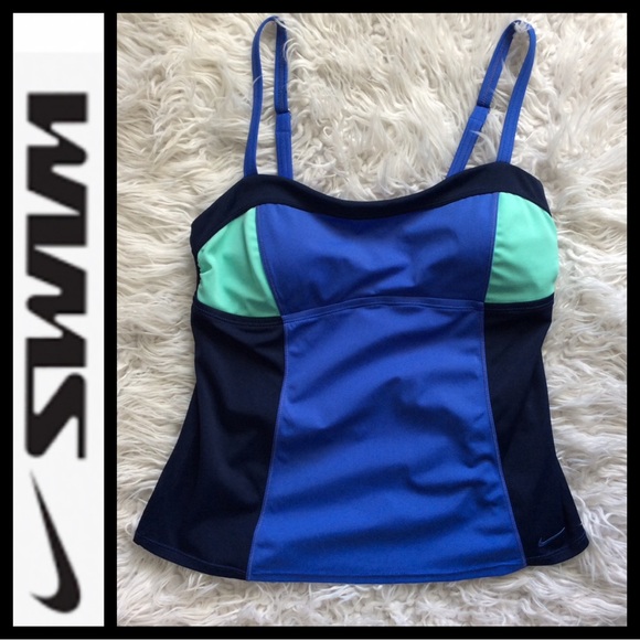 Nike Surge Colorblock Tankini Top - Picture 3 of 6